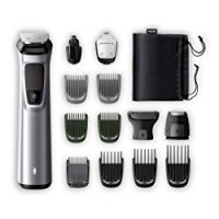 Philips MG7720/18 Serie 7000 Grooming Kit, Rifinitore Impermeabile in Acciaio 14 in 1 per Barba, Capelli e Corpo