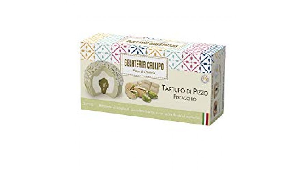 Gelateria Callipo Tartufo Di Pizzo Pistacchio