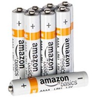 AmazonBasics - Pile alcaline AAAA (Mini), confezione da 8