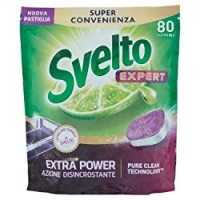 Svelto Expert Pastiglie per Lavastoviglie Extra Power 80 Lavaggi