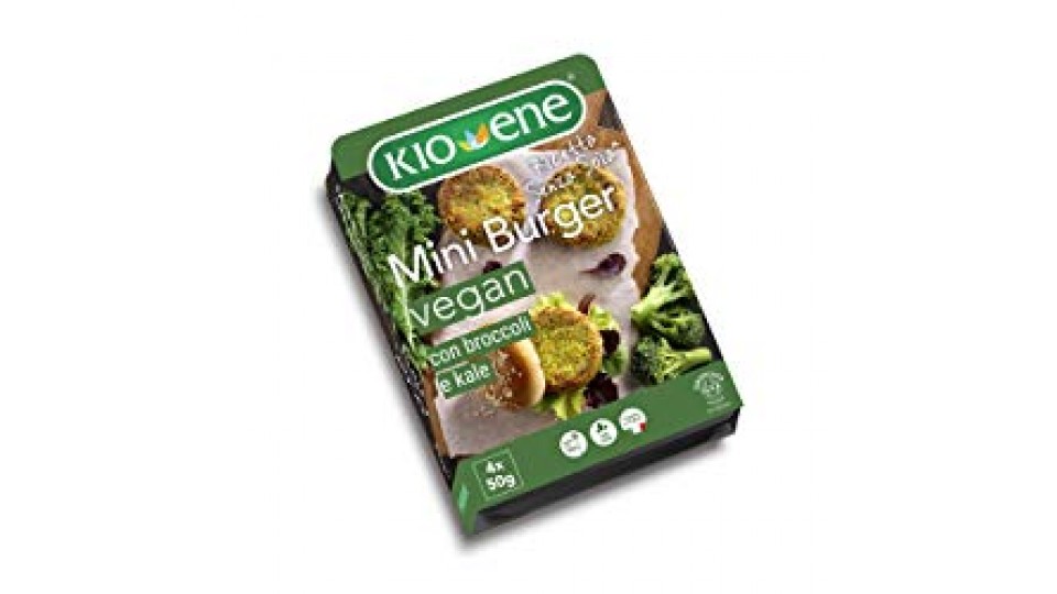 MINI BURGER BROCCOLI E KALEVEGANI, 4 x