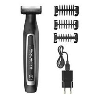 Rowenta TN6000 Forever Sharp per Radere, Regolare e Rifinire, Lame in Acciaio Inox Autoaffilanti e 3 Pettini Regolabarba, Batteria al Litio, Autonomia