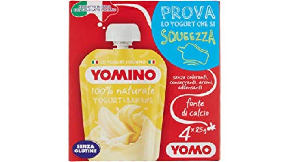 Yomino 100% Naturale yogurt e banane