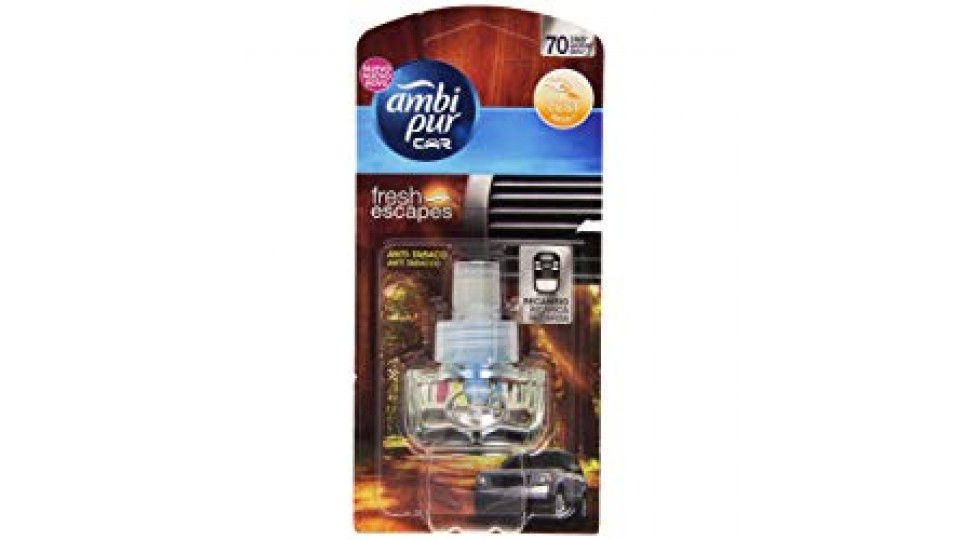 Ambi Pur Car Ricarica Deodorante per Auto, Anti Tabacco