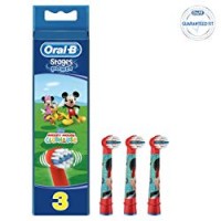 Oral-B Stages Testine di Ricambio con Personaggi Disney, Modelli Assortiti, 3 Pezzi, multi