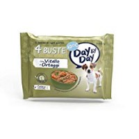 Adoc Cibo Umido Completo per Cani - Multipack da da 100 Gr con Vitello e Ortaggi