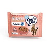 Adoc Cibo Umido Completo per Gatti - Multipack da da 85 Gr con Salmone