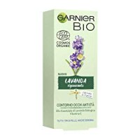 Garnier Bio Crema Contorno Occhi Idratante alla Lavanda, Formula Arricchita con Olio di Argan Biologico e Vitamina e Antiossidante
