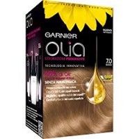 Garnier Olia Colorazione Permanente senza Ammoniaca, Migliora la Qualità dei Capelli, Copre i Capelli Bianchi, 7.0 Biondo