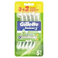 Gillette Sensor3 Sensitive Lamette da Uomo Usa e Getta, 3 +