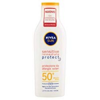 NIVEA SUN Sensitive Immediate Protect Latte Solare FP50+, Protezione da Allergie Solari