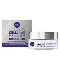 Nivea Hyaluron Cellular Filler Crema Giorno Anti-Età Volumizzante SPF15, con Acido Ialuronico e Booster di Collagene