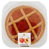 CROSTATA CON PREPARAZIONE DI PESCHE Il Viaggiator Goloso