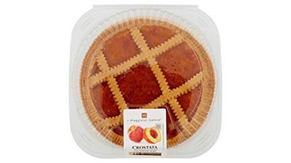 CROSTATA CON PREPARAZIONE DI PESCHE Il Viaggiator Goloso