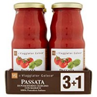 PASSATA DI POMODORINI CILIEGINO E BASILICO Il Viaggiator Goloso, 4 x