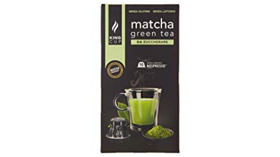 King Cup 10 CAPS TE' MATCHA SZ COMP. NESPRESSO