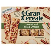 Gran Cereale Barrette di Cereali con Mela e Cannella, Ricchi di Fibra e Fosforo