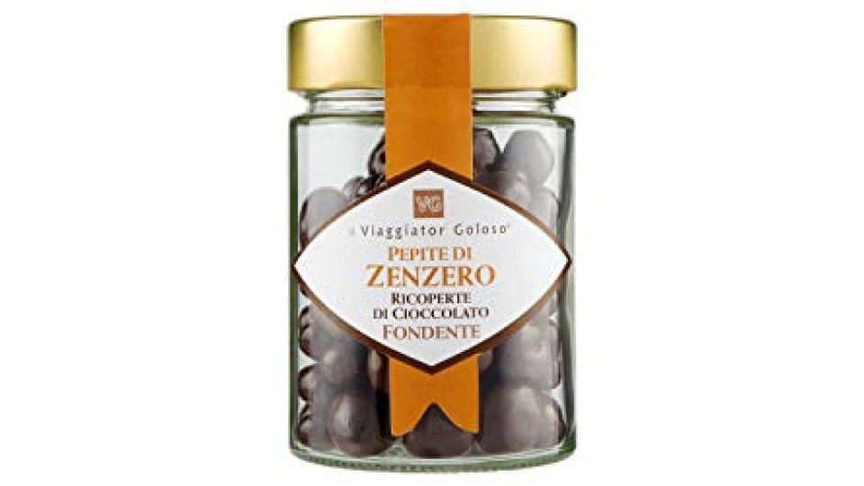 Il Viaggiator Goloso ZENZERO RICOPERTO AL CIOCCOLATO FONDENTE VG