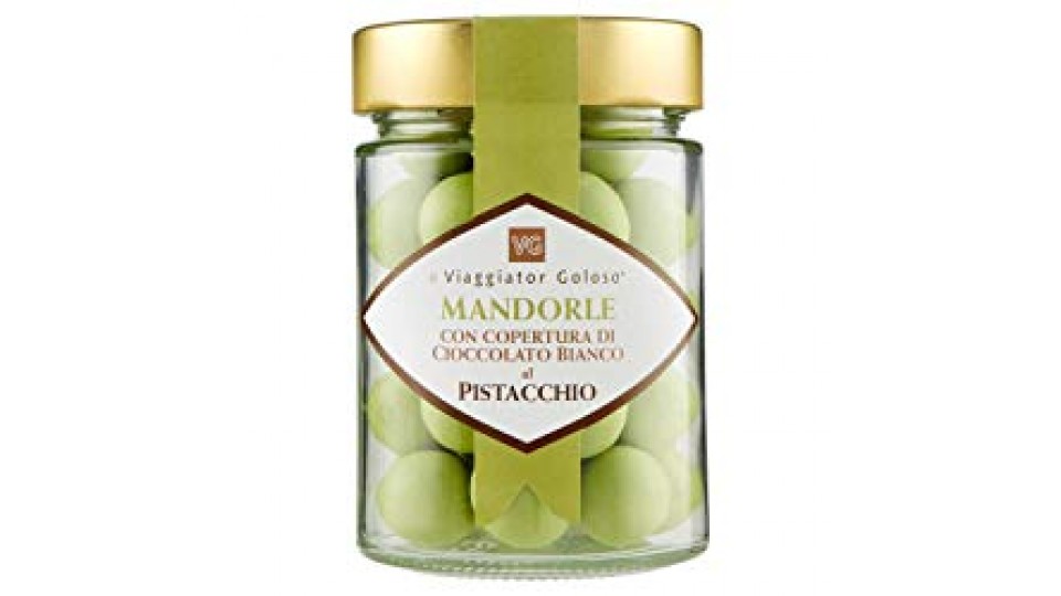 Il Viaggiator Goloso MANDORLA RICOPERTA AL PISTACCHIO VG