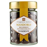 Il Viaggiator Goloso MANDORLA RICOPERTA AL CIOCCOLATO FONDENTE VG