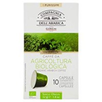 Compagnia dell'Arabica - Caffè da Agricoltura Biologica i Purissimi, 10 Capsule compatibili