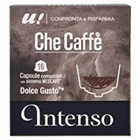 CHE CAFFE' INTENSO - U! Confronta e Risparmia, 16 Capsule Compatibili Nescafè Dolce Gusto