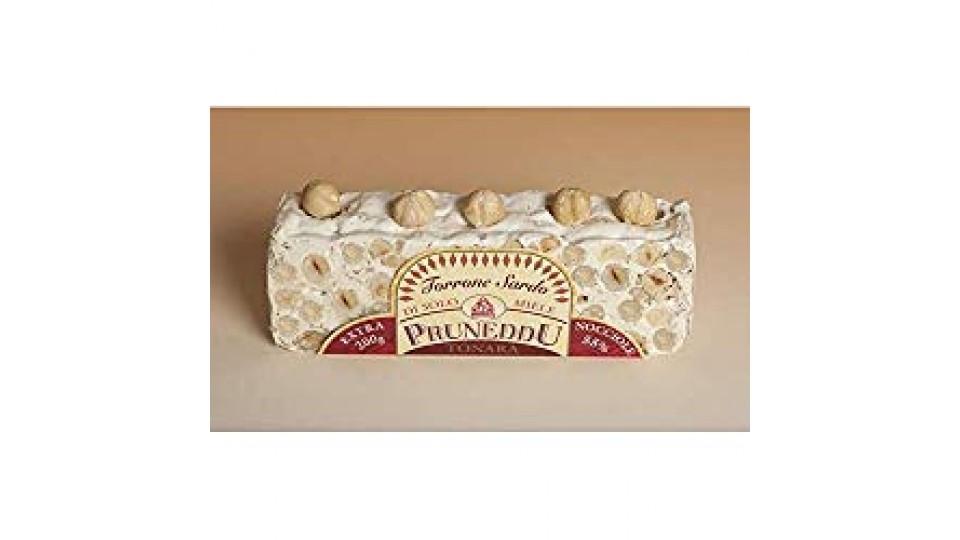 TORRONE SARDO NOCCIOLA EXTRA PRUNEDDU