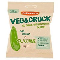 Veg&Crock Zucchine Noberasco - 15 g- chips di zucchine disidratate