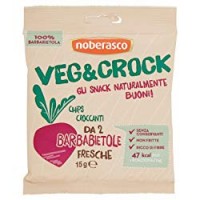 Veg&Crock Barbabietole - 15 g- Chips di verdura:barbabietole disidratate