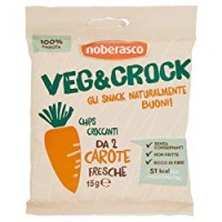 Veg&Crock Carote - 15 g Noberasco- Chips di verdure: di carote disidratate