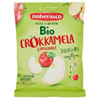 Noberasco Bio Crokkamela 20g-Mele essiccate biologiche di origine italiana