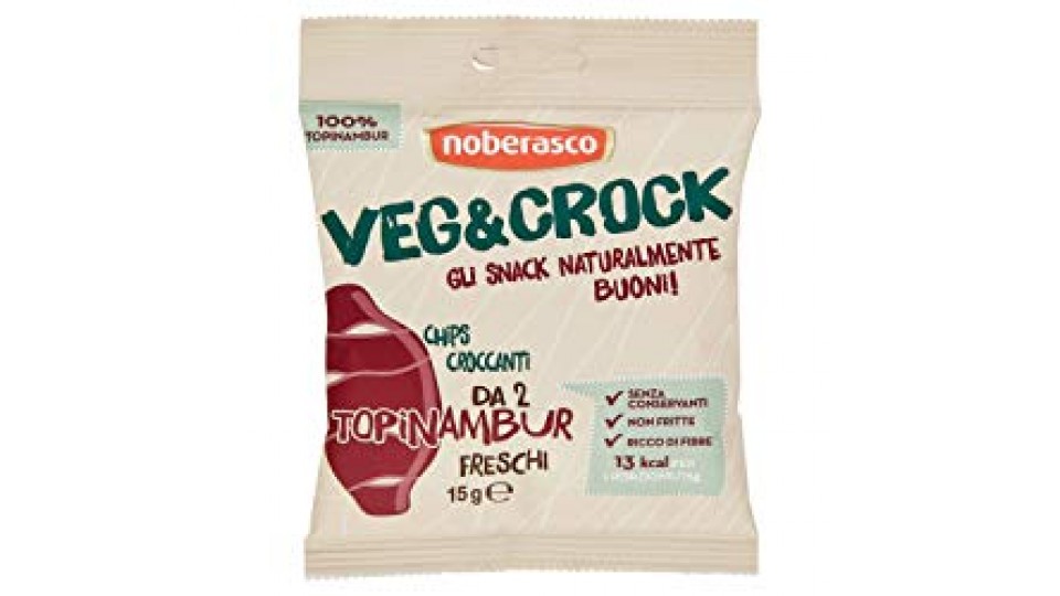 Veg&Crock Topinambur - 15 g-Chips di verdure: di topinambur disidratati