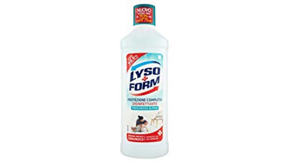 Lysoform Casa Pavimenti - 1250 Ml, Freschezza Alpina
