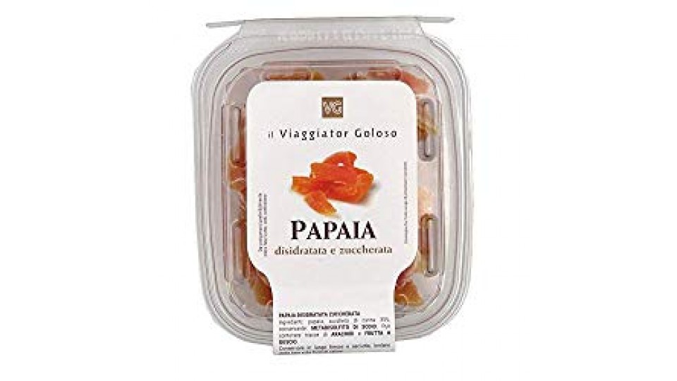 Papaya Disidratata Zuccherata - Il Viaggiator Goloso