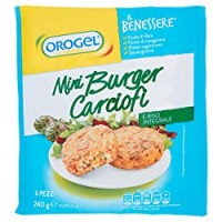 Orogel 6 MINI BURGER CARCIOFI RISO INTEGRALE