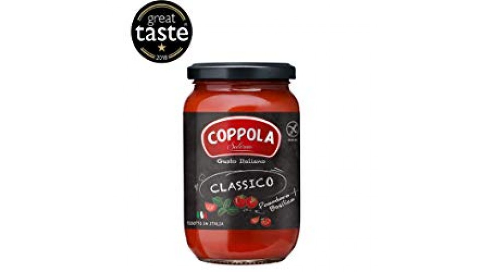 Coppola Salerno Sugo Classico, Sugo Pronto con Basilico senza Zuccheri Aggiunti