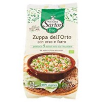 CUCINA SARTOR BIO ZUPPA DELL'ORTO CON ORZO E FARRO SURGELATO