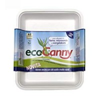 EcoCanny - 3 Vaschette EcoBio Compostabili, 1,7lt