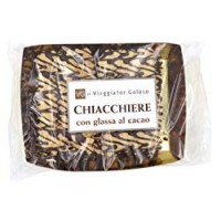 Il Viaggiator Goloso - Chiacchiere con Glassa al Cacao