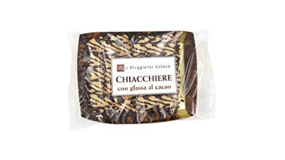 Il Viaggiator Goloso - Chiacchiere con Glassa al Cacao
