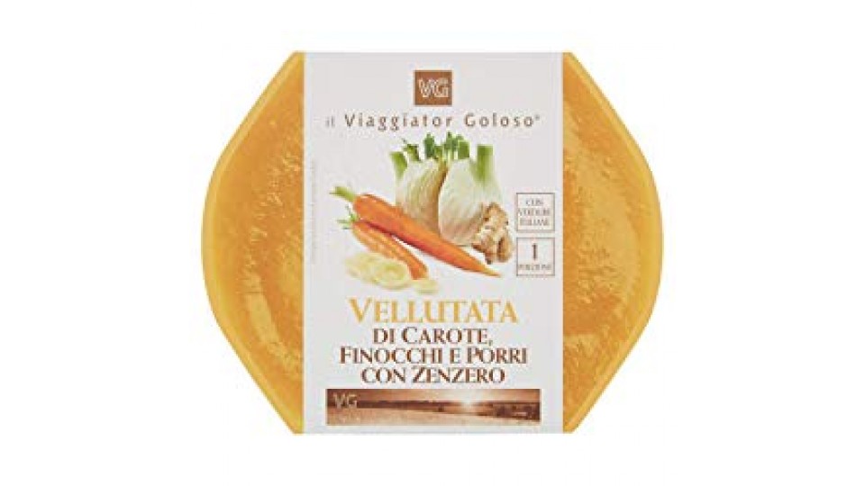 Il Viaggiator Goloso - Vellutata Carote Finocchi Porro Zenzero