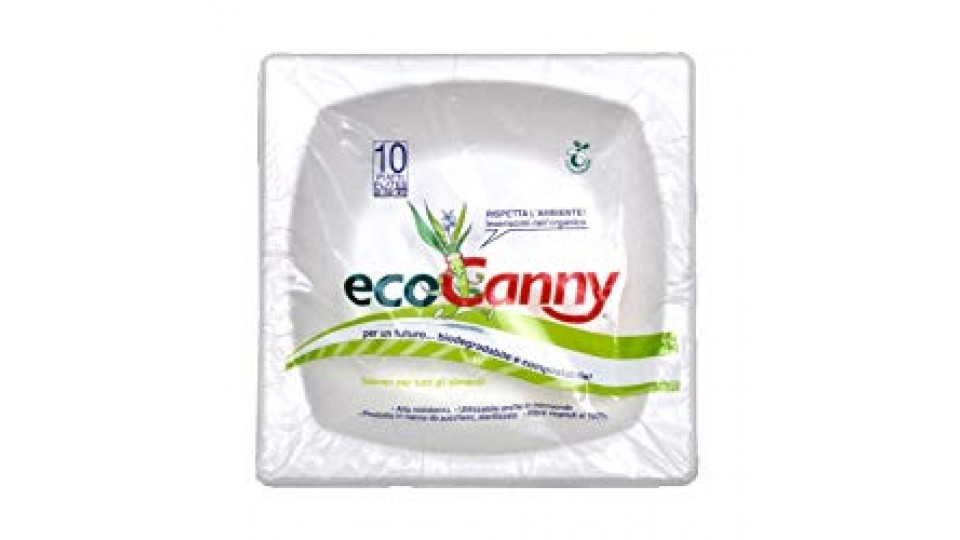 EcoCanny - 10 Piatti EcoBio ELEGANCE, Diametro