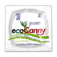 EcoCanny - 10 Piatti EcoBio ELEGANCE, Diametro
