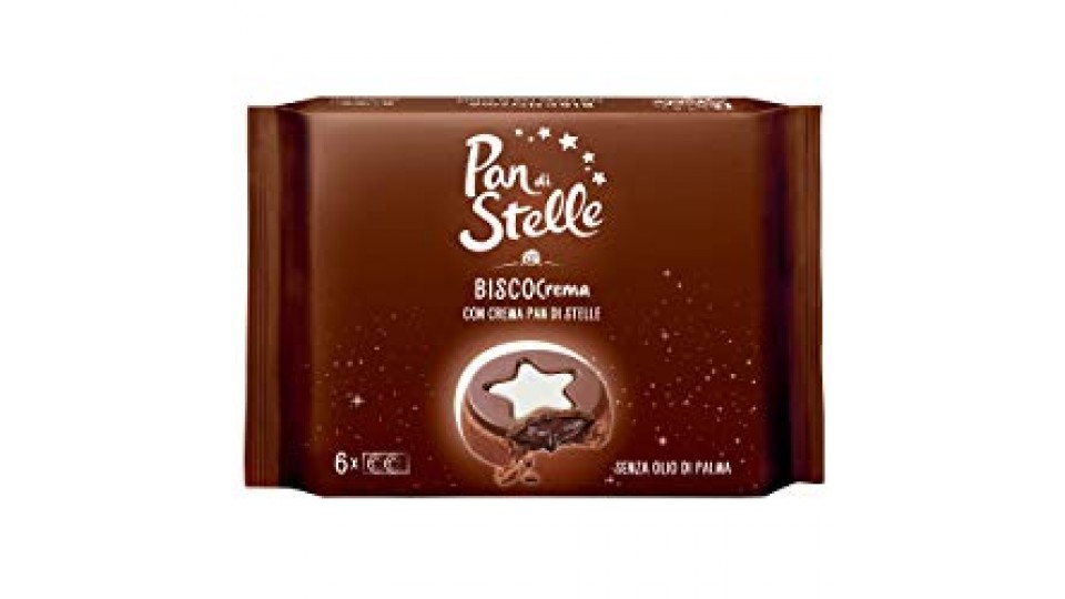 Pan di Stelle Biscocrema, Biscotti al Cacao e Nocciola con Crema Pan di Stelle, Copertura di Cioccolato e Crema al Latte