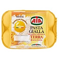 Aia Pasta Gialla da Galline Allevate a Terra Uova Fresche Medie