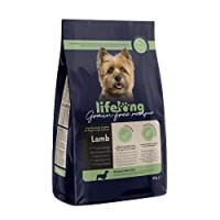 Marchio Amazon - Lifelong Alimento secco completo per cani di razza piccola con agnello fresco, ricetta senza grano
