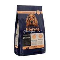 Marchio Amazon - Lifelong Alimento secco completo per cani di razza piccola con pollo fresco, ricetta senza grano