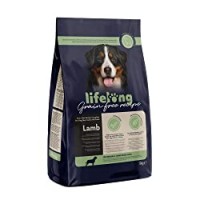 Marchio Amazon - Lifelong Alimento completo per cani di razza media e grande con agnello fresco, ricetta senza grano