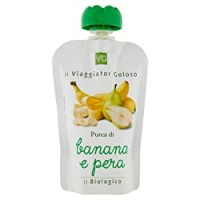 il Viaggiator Goloso il Biologico - Purea Banana e Pera