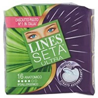 Lines Seta Ultra 16 ASSORBENTI Anatomico Ipoallergenico